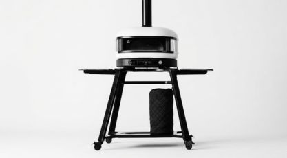 Chariot four à pizza Gozney Dome noir chez Barbecue and co_3